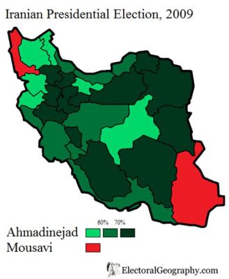 Iranin 2009:n presidentinvaalit ja niiden vaikutus islamilaisen tasavallan poliittisiin dynamiikoihin ja kansalaisyhteiskuntaan